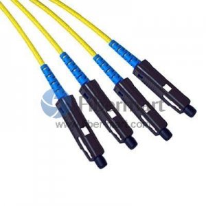 MU/UPC-MU/UPC Plenum(OFNP) Duplex 9/125 Single-mode Fiber Patch Cable