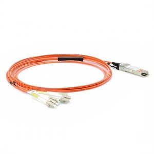 3m (9.64ft) Allgemein Kompatibel 40K QSFP+ zu 4 Duplex LC Breakout Aktive Optische Kabel
