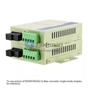 Industrial RS-485/RS-422 to Multi-mode Duplex Fiber Converter, 1310nm 2km
