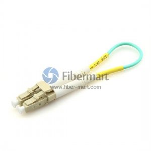 Câble de bouclage fibre multimode du connecteur OM4 LC