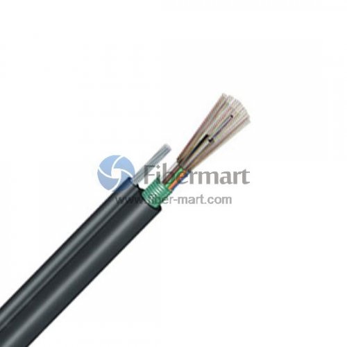 4 Fibers Multimode Single Armor Stranded Loose Tube Steel Wire Strength Waterproof Figure 8 Self Supporting Outdoor Cable GYTC8S