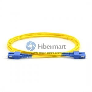 SC to SC UPC Duplex OS2 9/125 Single-mode Fiber Patch Cable