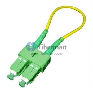 Câble de bouclage fibre monomode 9/125 avec connecteur SC/APC