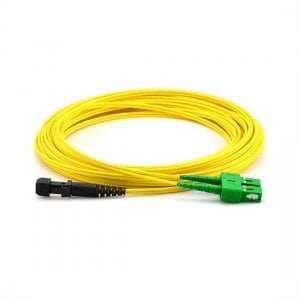 SC APC to MTRJ Duplex PVC/LSZH/OFNP 9/125 Single Mode Fiber Patch Cable