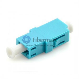 Adaptador de fibra plástica simples LC/UPC para LC/UPC OM3