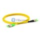 FC/APC to ST/APC Singlemode 9/125 Duplex Fiber Patch Cable