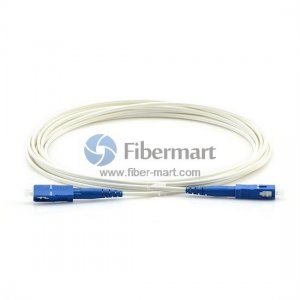 SM 9/125 Simplex Fiber Patch Cable FTTH Indoor Cable FRP G652D PVC