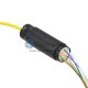 Cable de arnés monomodo de 8 fibras 3M 0,35 dB MTP a LC (0,9 mm), polaridad tipo A, manojo LSZH amarillo