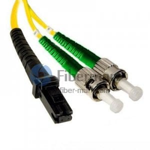 ST/APC to MTRJ/UPC Singlemode 9/125 Duplex Fiber Patch Cable