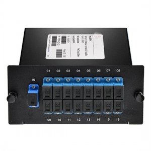 Divisor de fibra 1xN, 2xN personalizado em cassete LGX série FLG, FC / ST, UPC / APC