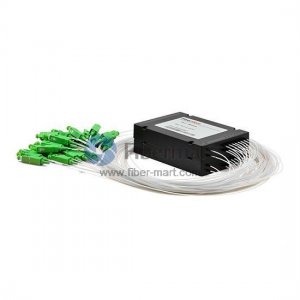 2x16 Fiber PLC Splitter mit Kunststoff-ABS-Box-Paket Box