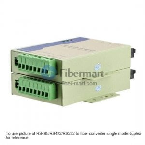 Industrial RS485/RS422/RS232 to Multi-mode Duplex Fiber Converter, 1310nm 2km