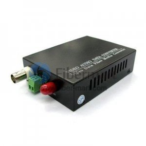 1 canal de vídeo & 1 canal de dados bidirecional e Ethernet para fibra SM 20 km Multiplexer de vídeo óptico