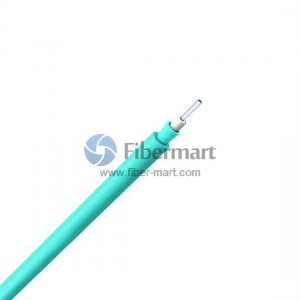 Corning Fiber OM4 Câble optique de fibre d'intérieur de plenum de rond de tampon serré de multimode