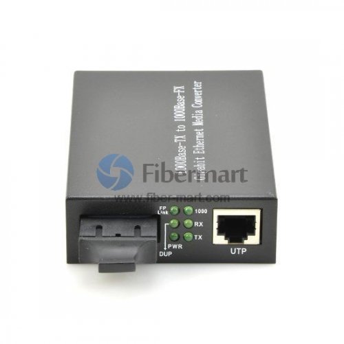 Convertidor de medios de fibra Gigabit 1000Base Dual Fiber 850nm 550m