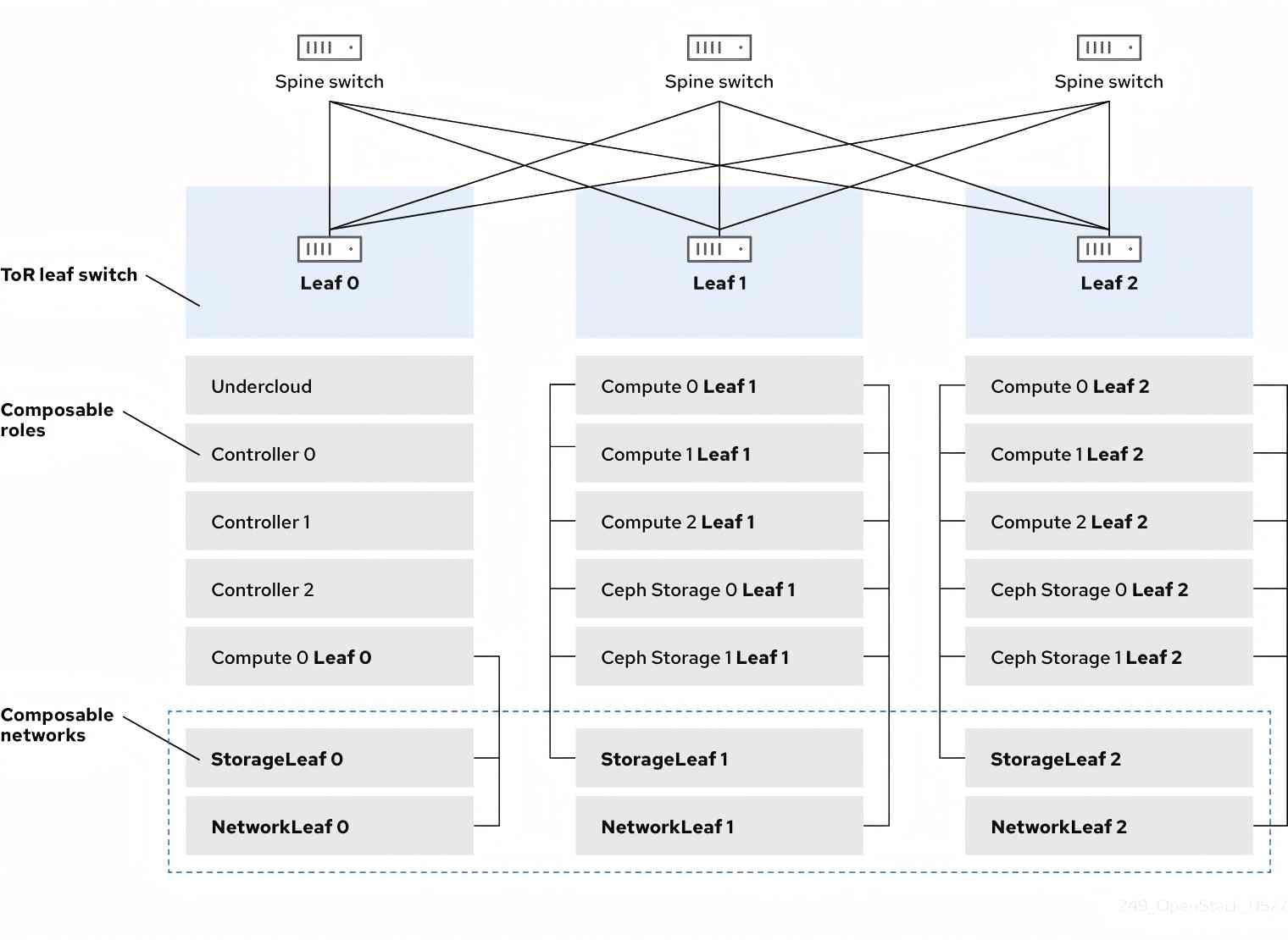 100G Leaf-ridge network architecture 100G Leaf-ridge network architecture