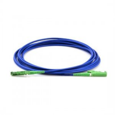 a blue fiber patch cable