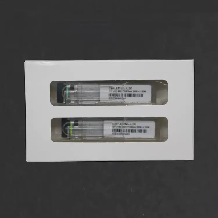 Caixa de Embalagem com Clamshell para Dois Transceptores SFP/SFP+ c/ PET