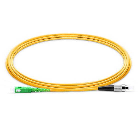 Cable Fibra Óptica Blindado SC / APC - SC / APC Monomodo Simplex 9 / 125 µm  5 m