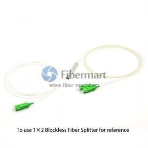 1x2 Polarization Maintaining Blockless Fiber PLC Splitter Slow Axis 1x2 Polarization Maintaining Blockless Fiber PLC Splitter Slow Axis